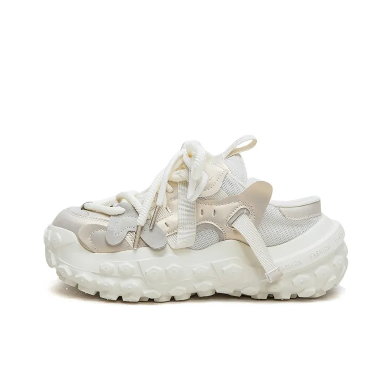 Jay Wear Resistant Breathable Height Increasing Low Top Chunky Sneakers Women's-12