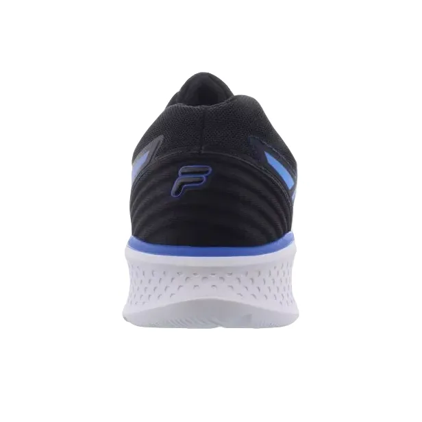 FILA Cushioning Wear Resistant Low Top Running Shoes Men's Blue White-3