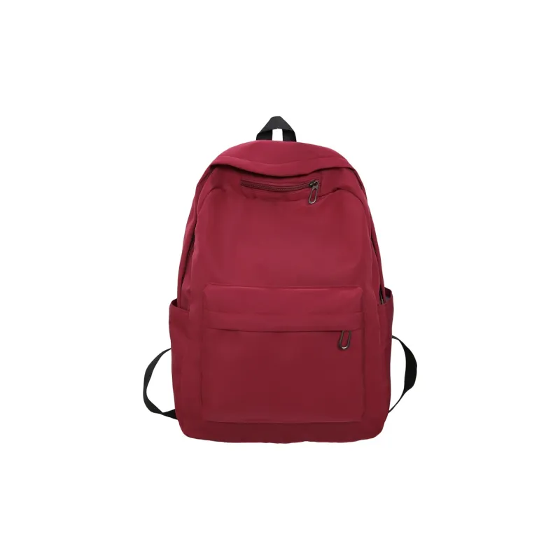 KAKAXI Nylon Backpack Unisex Black/Gray/White/Red-0