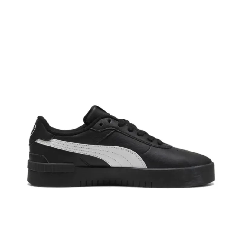 PUMA JOLA Anti Slip Wear Resistant Impact Resistant Quick Drying Low Top Skateboard Shoes Women's Black White-1