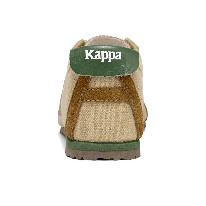 Kappa Anti-Slip Wear-Resistant Low-Top Canvas Shoes Unisex Khaki-4