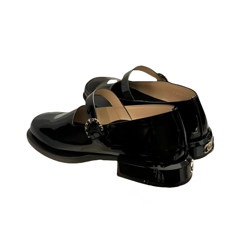 CHANEL Casual Single Shoes Women's Black-3