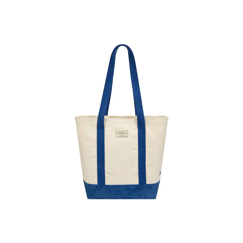 New Era Cotton Tote Bag Shopping Bag Handbag Shoulder Bags Regular Women's Cream-0