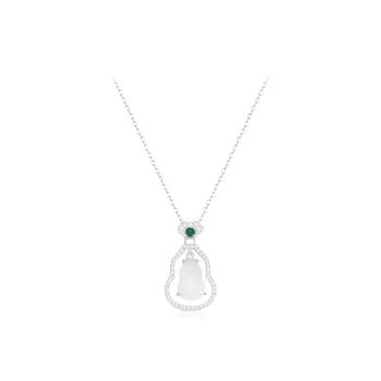 Thuban Ark Chalcedony Jade Necklaces Women's