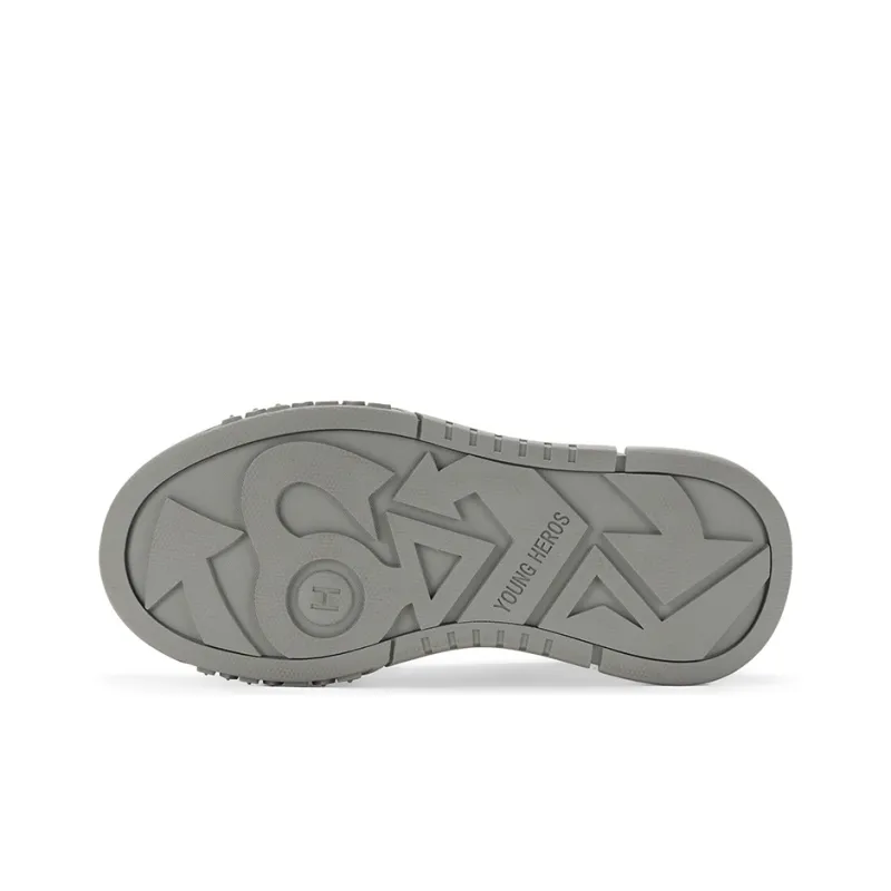 GG CC Skateboard Shoes Women's Low Top Silver/White-4