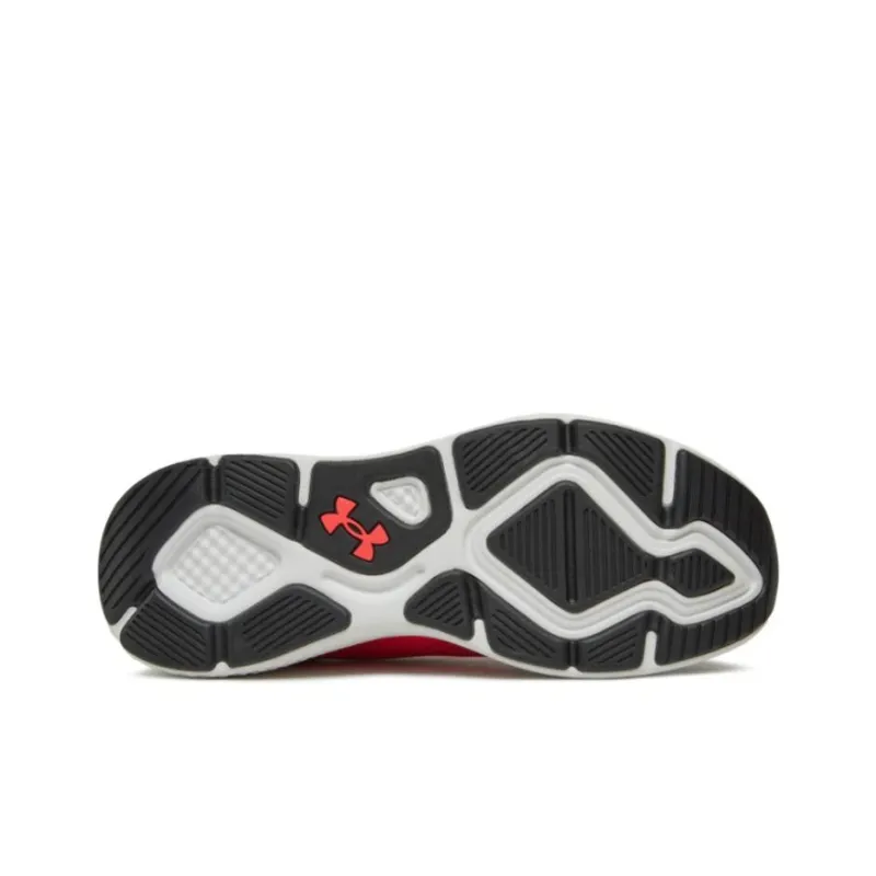 Under Armour Charged Decoy Cushioning Anti-Slip And Wear-Resistant Low-Top Casual Running Shoes Unisex Black Red-4