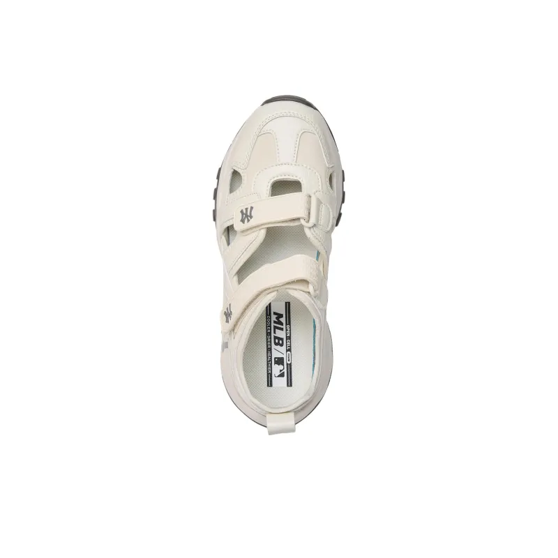 MLB Sandal Chunky Mask Cushioning Anti Slip And Wear Resistant Low Top Casual Running Shoes Unisex White-3