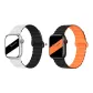 Apple Silicone Strap-White Black * Black Orange