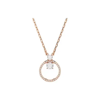 Swarovski Constella Synthetic Cubic Zirconia Necklaces Women's Rose Gold
