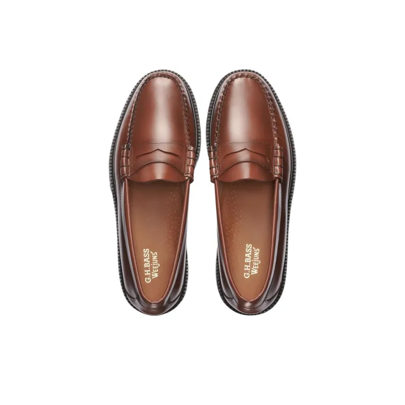 G.H. Bass & Co. Larson Lug Loafers Men's Brown-3