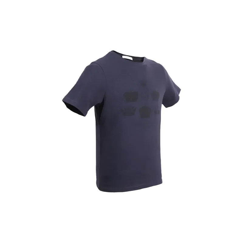 BALMAIN T-Shirts Men Navy Blue-3