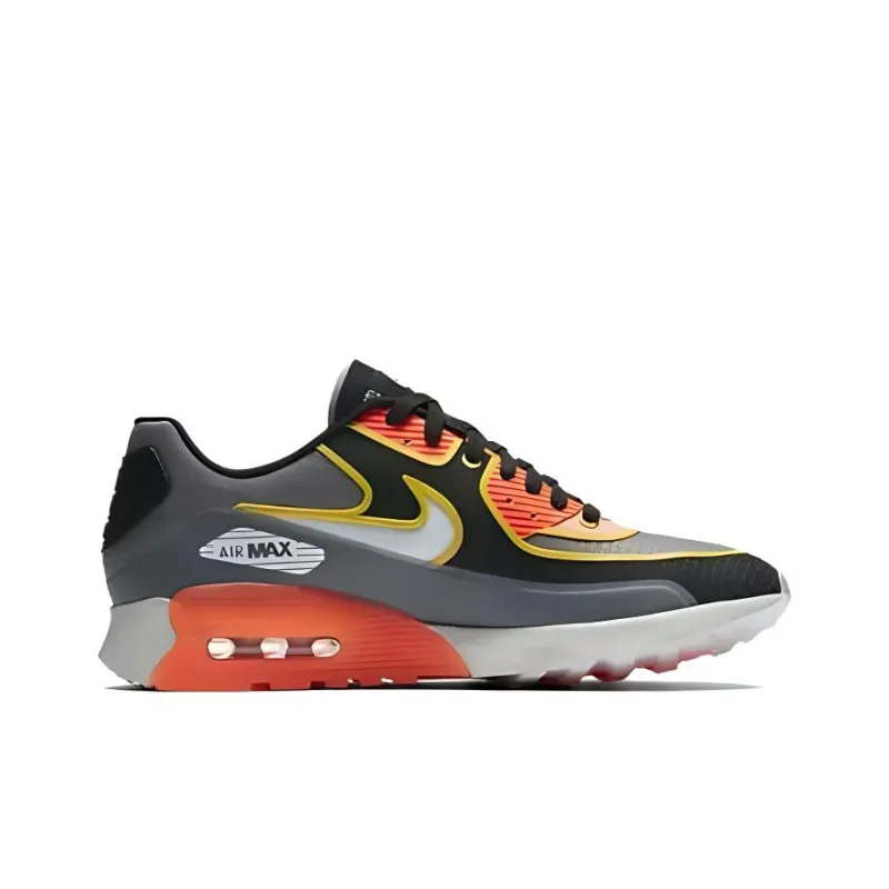 Nike Air Max 90 Ultra 2.0 Si Cool Grey Total Crimson Women's-1