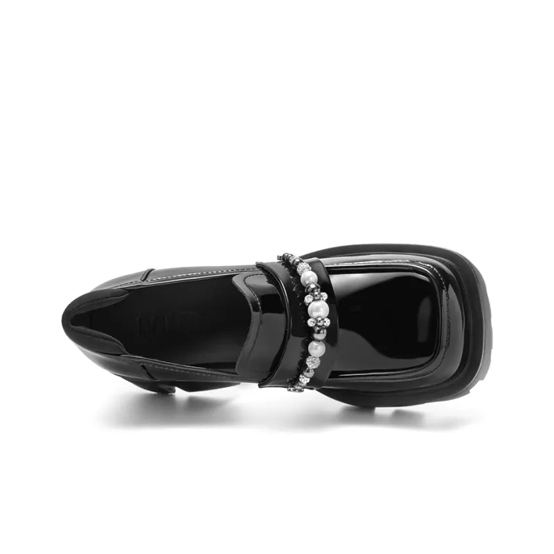 MIO Loafers Women's Black | Gray/Black Gold-3