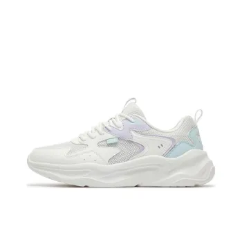 361° Ode Anti-Slip Wear-Resistant Low-Top Casual Running Shoes Women's White Blue