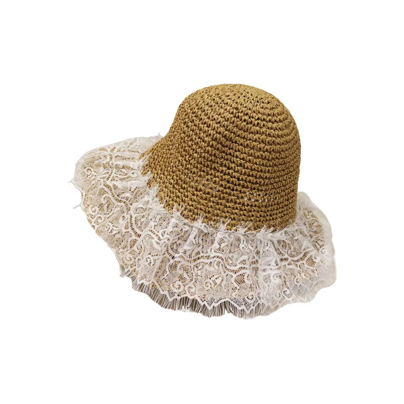 MITHAOL KUSC Straw Woven Bucket Hats Women's-1