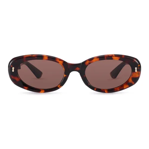 PULAIS TR/Memory Plastic Irregular Shape Sunglasses Women's