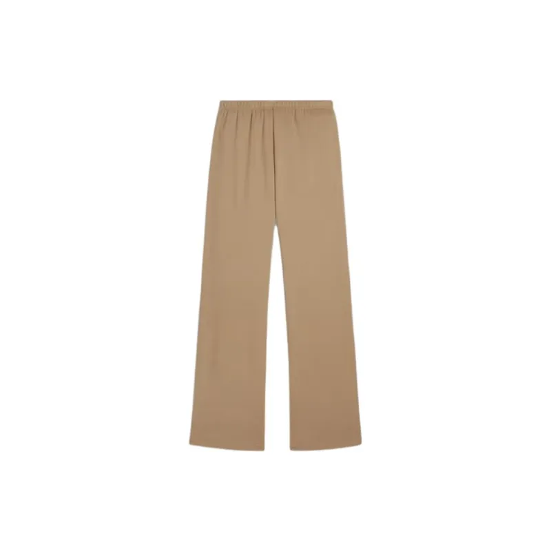 PUMA BETTER CLASSICS Knitted Sports Pants Women's Light Brown-1