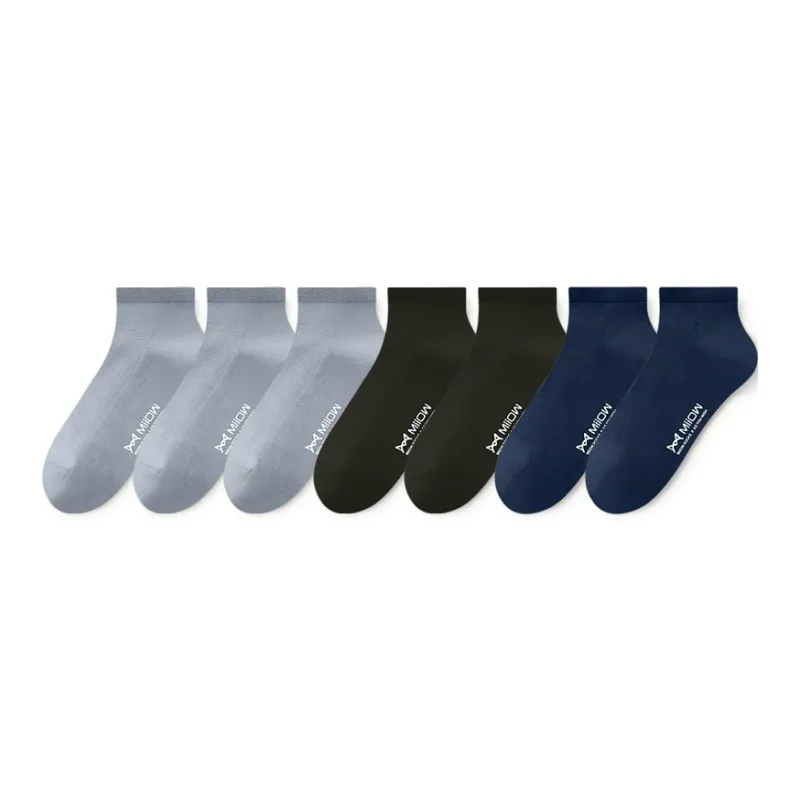 MIIOW Mid Calf Socks Men's 7 Pack-12