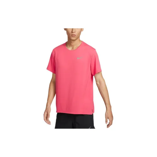 Nike T-Shirts Men Purple Thistle Pink