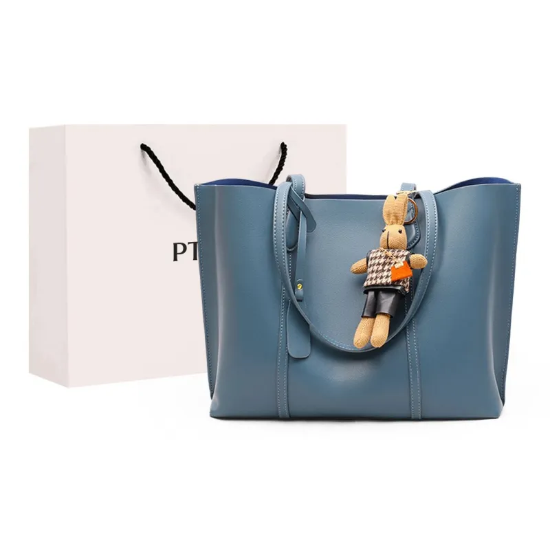 PT'SON Cow Leather Tote Bag Shoulder Bag Regular Women's-6