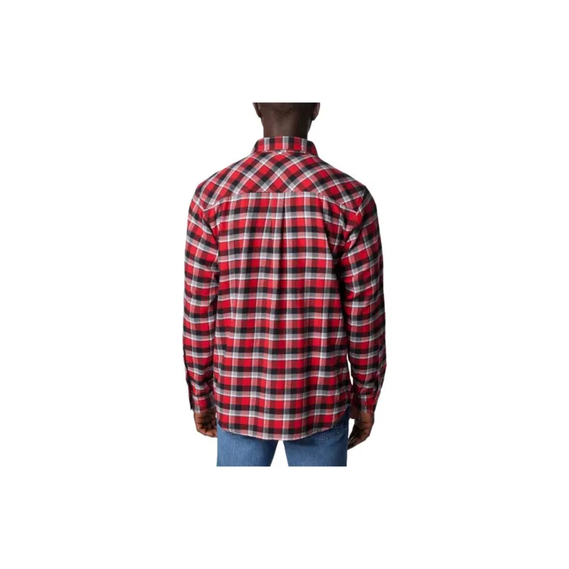 Columbia Collegiate Flare Gun™ Flannel Long Sleeve Shirt Shirt Men's Red-1