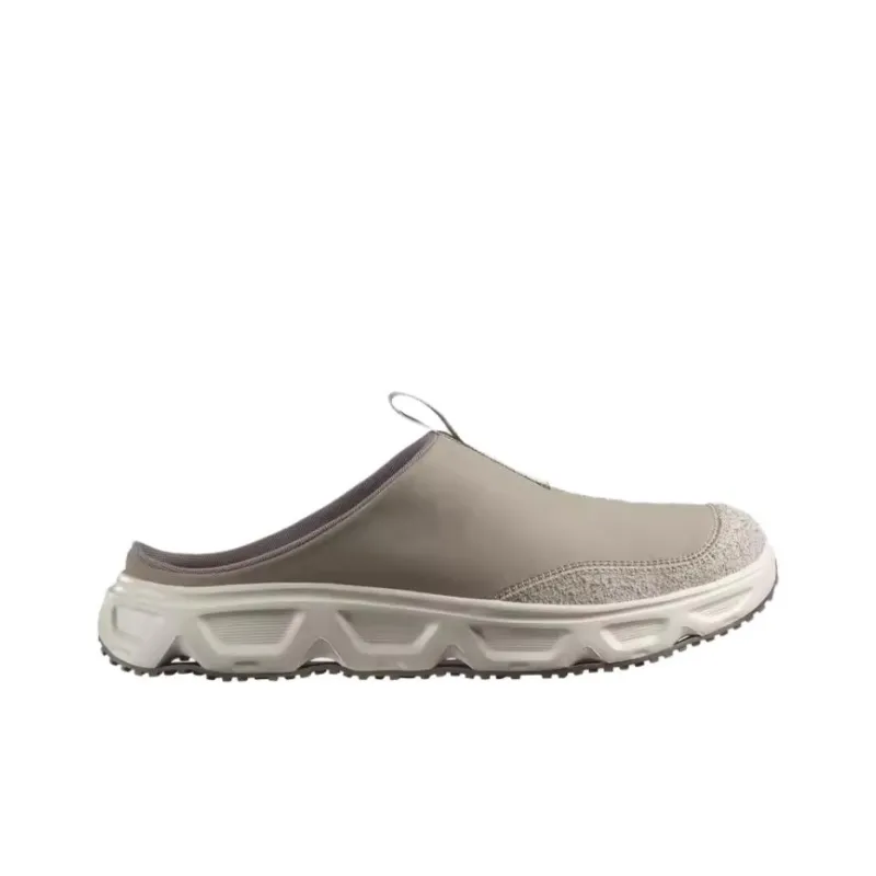 SALOMON Abrasion Resistant Slip Resistant Wrap toe Slippers Unisex Khaki-1