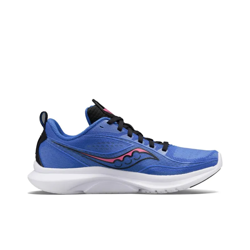 Saucony Kinvara 13 Cushioned Anti-Slip Wear-Resistant Breathable Lightweight Low-Top Running Shoes Women's Blue Yellow-1