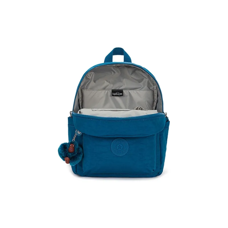 Kipling Polyamide Backpack Regular Unisex Blue/Soft Pink/Metal Quartz Color-3