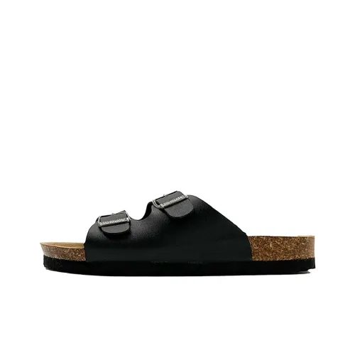 OUBT Cork Sole Slide Slippers Men's Black
