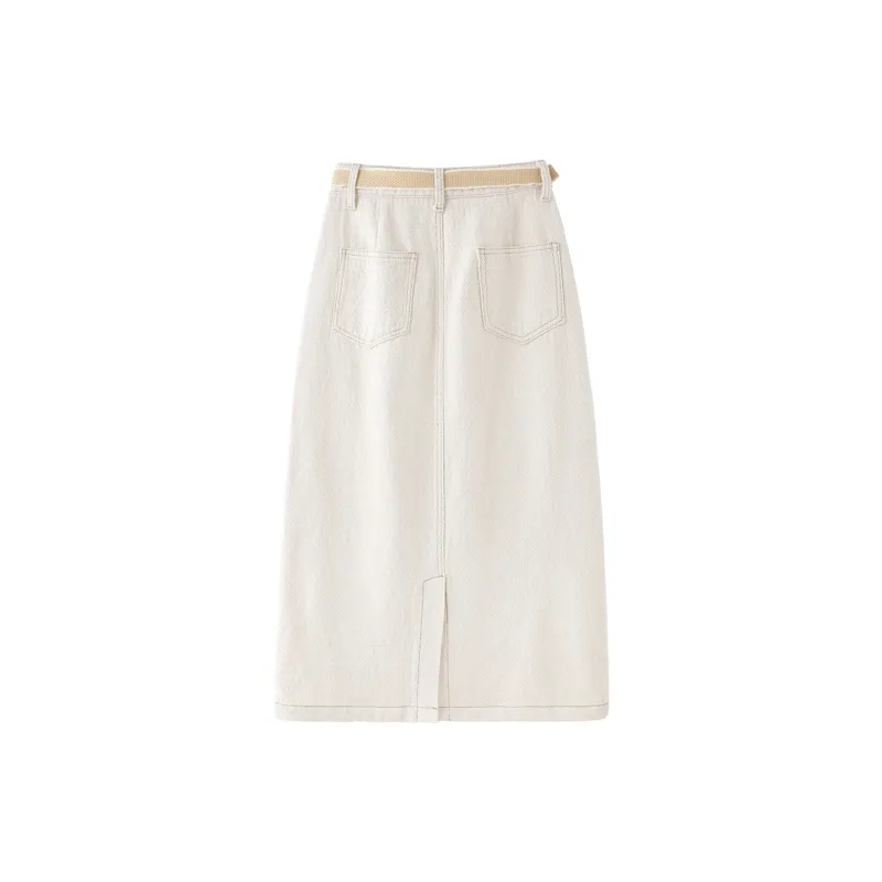 Miss Chipmunk Denim Long Skirts Women's-3