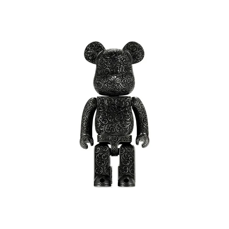 BE@RBRICK 400% Royal Selangor Arabesque Black Royal Selangor Black Trendy Figures 28cm-0