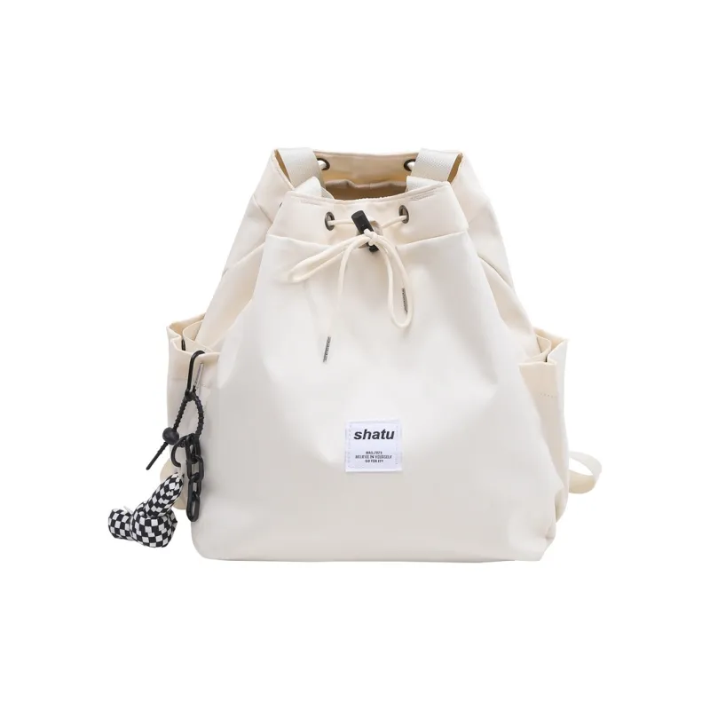 Barang Bear Nylon Portable One Shoulder Backpack Regular Unisex Multicolor-5