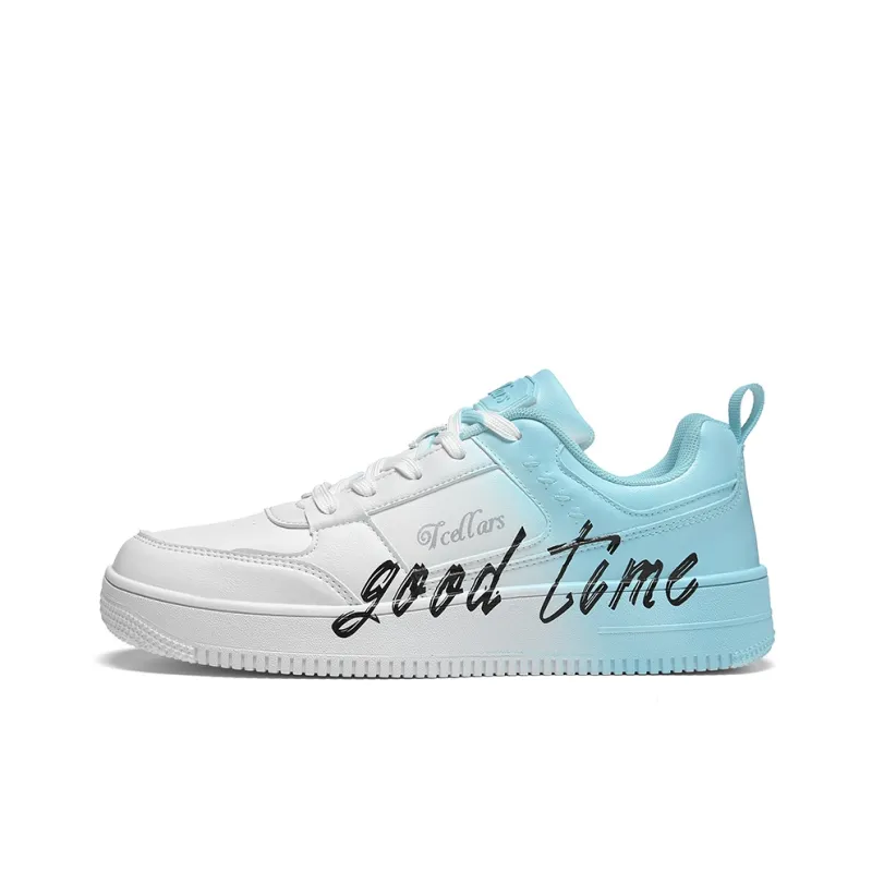 TCELLARS Skateboard Shoes Unisex Low Top White-37