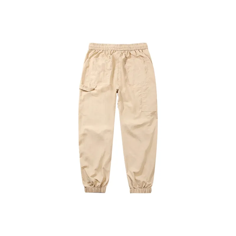 Jeep Individual Lace Up Straight Fit Casual Pants Unisex-201
