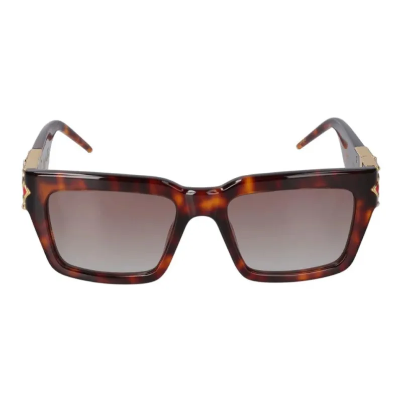 CASABLANCA Acetate Rectangular Sunglasses Men's Tortoiseshell-1