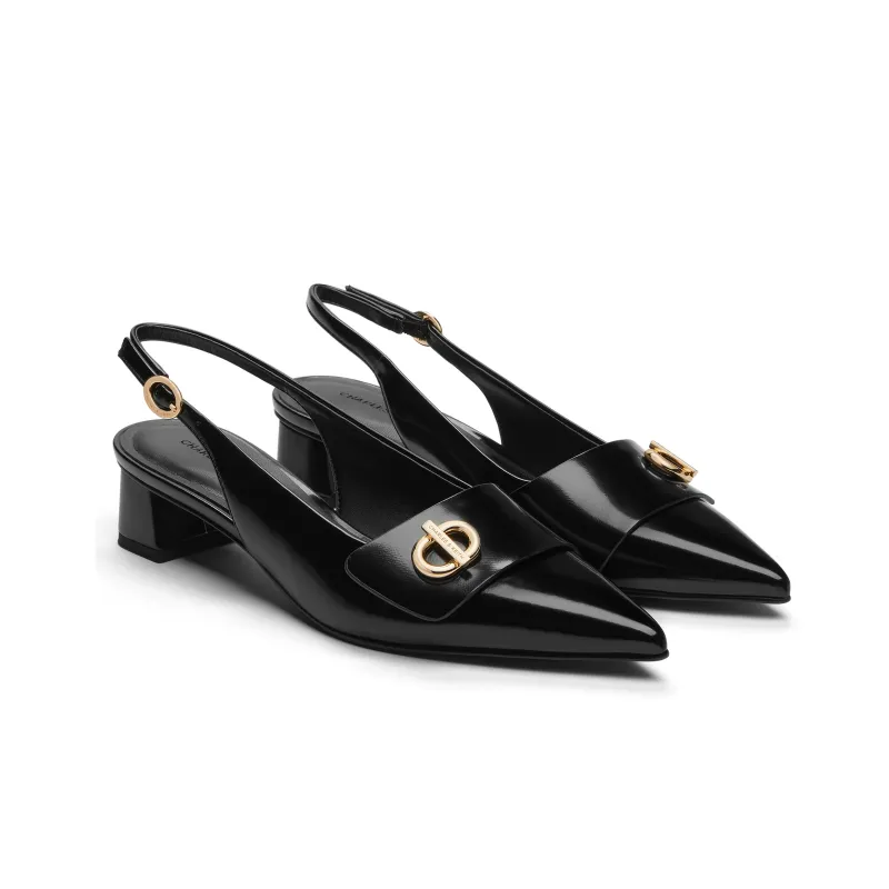 CHARLES&KEITH Small Ck One Strap Sandals 3.6cm Women's-11