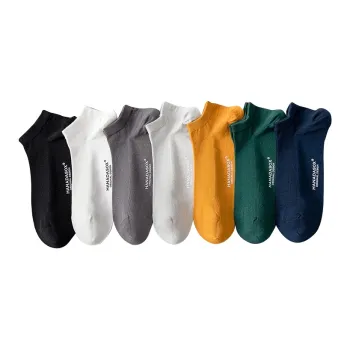 HANADASOX No Show Socks Men's 7 Pack Mixed Color