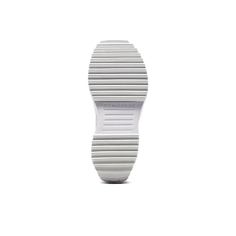 Converse Run Star Hike Abrasion Resistant Shock Absorbers High Top Canvas Shoes Unisex White-4