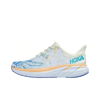 HOKA ONE ONE Clifton 8 Wide 'White Blue'