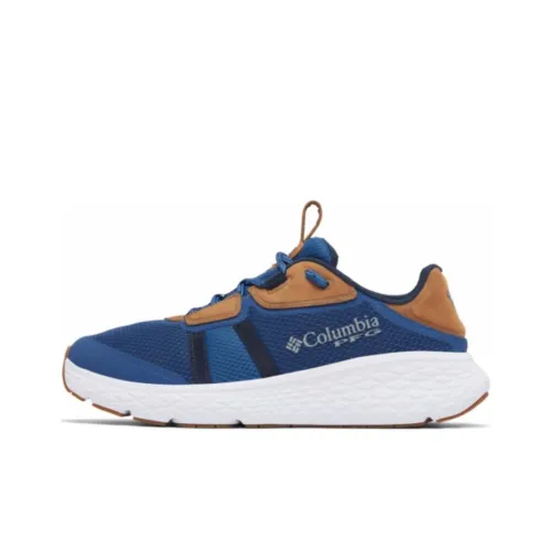 Columbia CASTBACK Anti-Slip Wear-Resistant Low-Top Outdoor Shoes Men's Blue