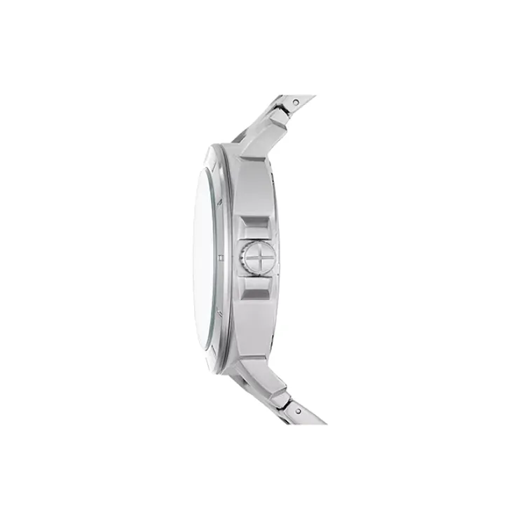 FOSSIL Wrist Watch Automatic Mechanical Movement Stainless Steel Strap 45mm Cut-Out Dial Men's Watches-2