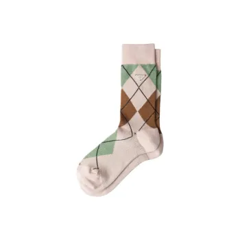 PRADA SS24 Knee-High Socks Women's 1 Pack Beige