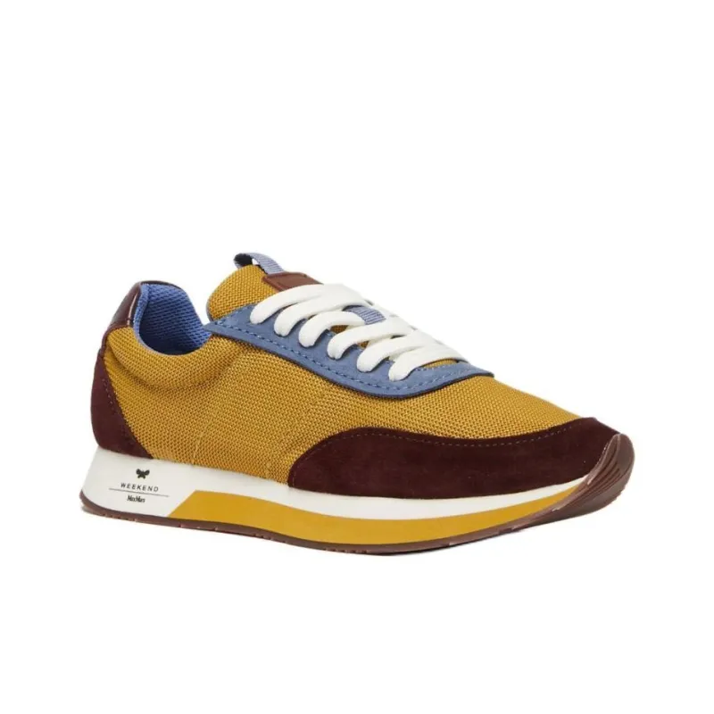WEEKEND MaxMara Low-Top Casual Shoes Women's Yellow Brown-2