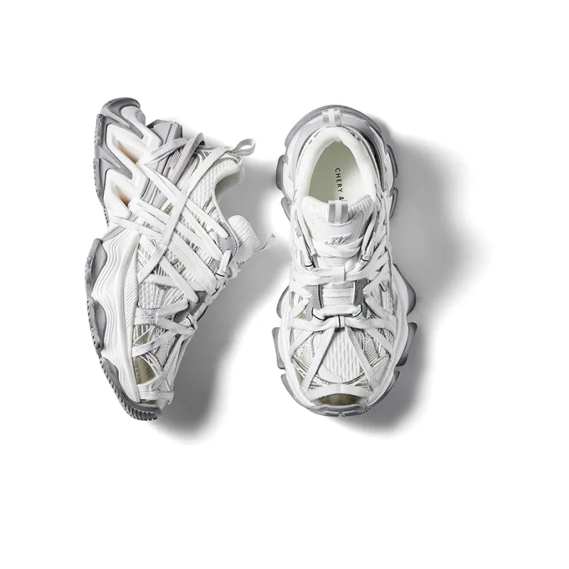 CHERYKALLY Durable Breathable Low-Top Chunky Sneakers-10