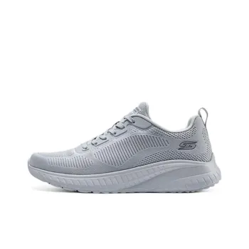 Skechers Shock Absorbing, Non Slip, Wear Resistant, Breathable And Lightweight Low Top Casual Shoes Men's Light Gray