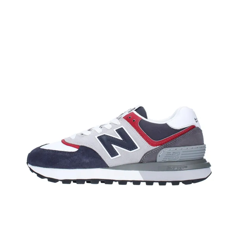 New Balance 574 Navy Grey Red-0