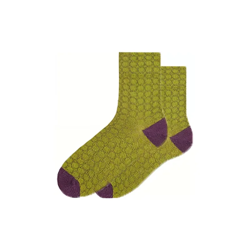 ALMOND ROCKS Unisex Mid Calf Socks-3