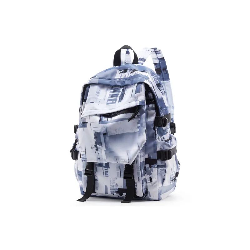 LANDCASE Fabric Backpack Laptop Bag Commute Backpack Regular Unisex Multicolor-11