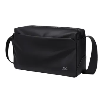 POLO Fabric Crossbody Bag, Shoulder Bag Medium Size Men's Black/Gray