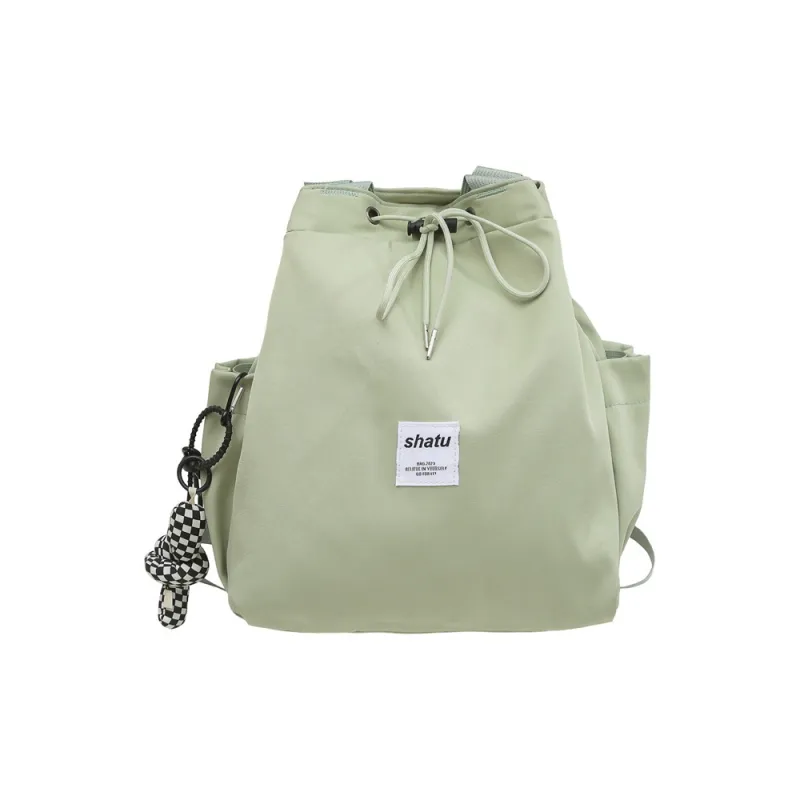Barang Bear Nylon Portable One Shoulder Backpack Regular Unisex Multicolor-2